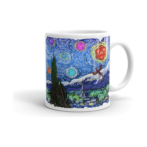 Etsy Mug- Starry Night - DND - Gift For Dnd- Coffee - D20 Gift- Game Master - Adventure - RPG - Premium Mug - Just $15.95! Shop now at Retro Gaming of Denver