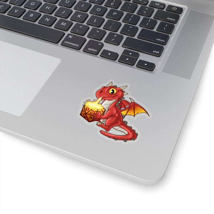 Sticker- Dragon Dice Art - DND Gift - Gift For Dnd- D20 Gift- Game Master - Adventure - RPG - Premium stickers - Just $5! Shop now at Retro Gaming of Denver