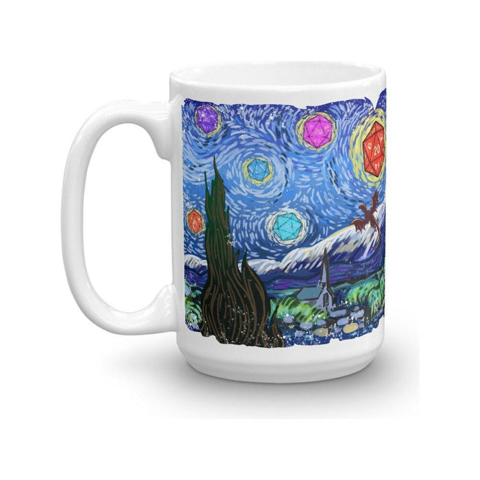 Etsy Mug- Starry Night - DND - Gift For Dnd- Coffee - D20 Gift- Game Master - Adventure - RPG - Just $15.95! Shop now at Retro Gaming of Denver