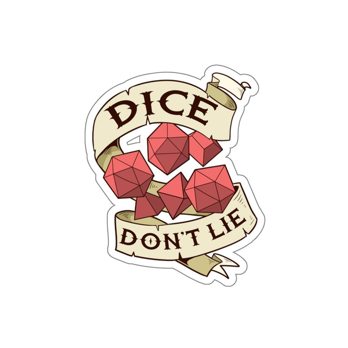 Sticker- Dice Art - DND Gift - Gift For Dnd- D20 Gift- Game Master - Adventure - RPG - Premium stickers - Just $5! Shop now at Retro Gaming of Denver