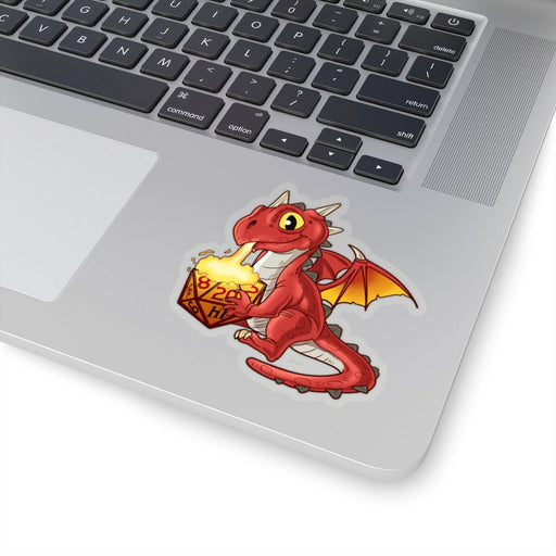Sticker- Dragon Dice Art - DND Gift - Gift For Dnd- D20 Gift- Game Master - Adventure - RPG - Premium stickers - Just $5! Shop now at Retro Gaming of Denver