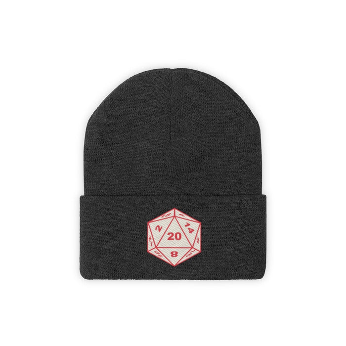 DND Knit Beanie - Dice Art - Gift For Dnd - D20 Gift- Game Master - Adventure - RPG Hat- Geek Gift - Premium Hats - Just $23! Shop now at Retro Gaming of Denver