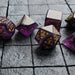 Dragon Shield Purple Gemstone Amethyst Dice (With Box) Hand Carved Polyhedral Dice DND Set - Premium Gemstone Dice - Just $20.99! Shop now at Retro Gaming of Denver