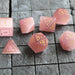Dragon Shield Gemstone Watermelon Cats Eye Stone (And Box) Polyhedral Dice DND Set - Premium Gemstone Dice - Just $75.99! Shop now at Retro Gaming of Denver