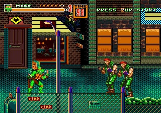 TMNT in Streets of Rage 2 Sega Genesis Repro Beat 'em Up Classic Game - for just $19.99! 