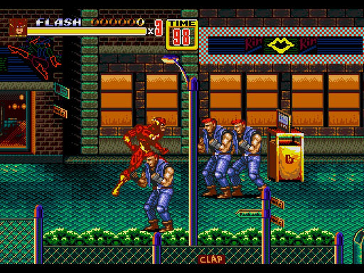 The Flash in Streets of Rage 2 Sega Genesis Game - for just $19.99! 