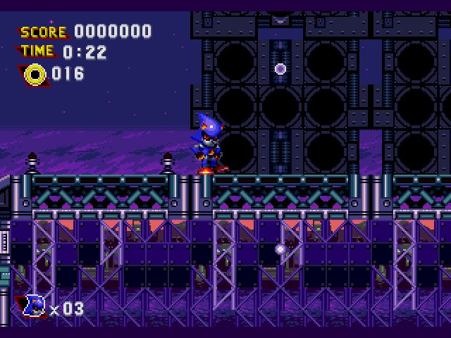 Metal Sonic Hyperdrive Rebooted Sega Genesis Game - for just $19.99! 
