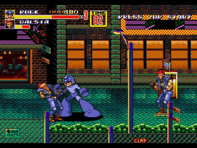 Mega Man in Streets of Rage 2 Sega Genesis Game - for just $19.99! 