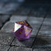 Vine Spike Gemstone Purple  Amethyst Dice (With Box) Dice Set - Premium Gemstone Dice - Just $20.99! Shop now at Retro Gaming of Denver