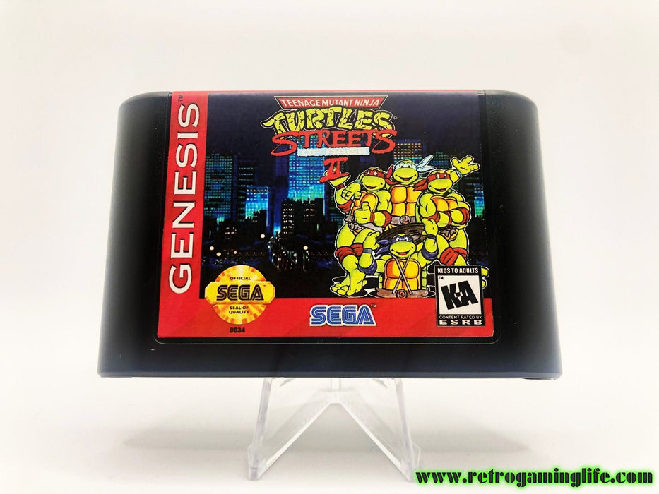 TMNT in Streets of Rage 2 Sega Genesis Repro Beat 'em Up Classic Game - for just $19.99! 