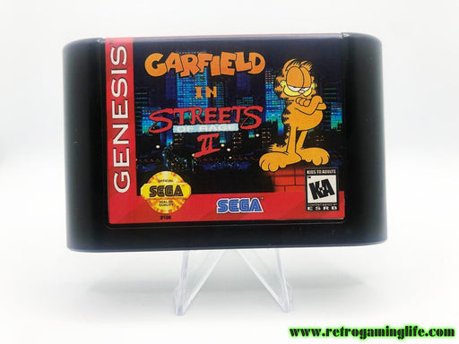 Garfield in Streets of Rage 2 Sega Genesis Game Cart - for just $19.99! 