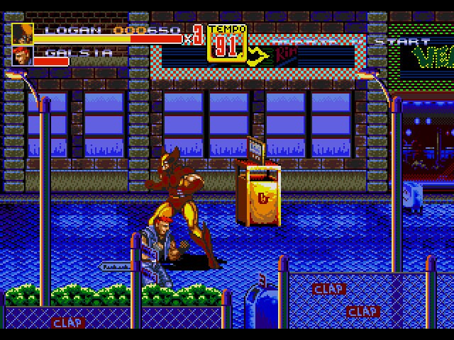 X-men in Streets of Rage 2 Sega Genesis Game Cart - for just $19.99! 