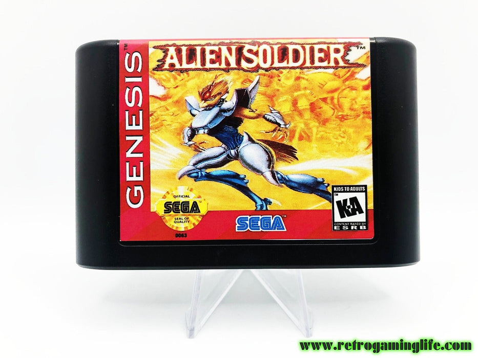 Alien Soldier Repro Cart Sega Genesis Game - for just $19.99! 