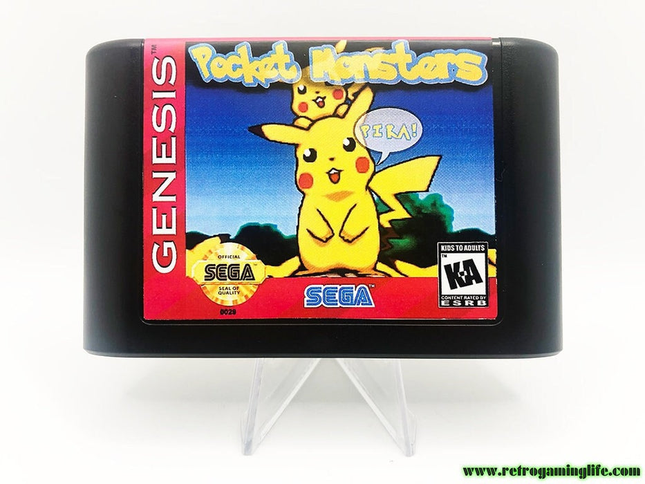 Pokemon Pikachu Adventure Sega Genesis Game - for just $19.99! 