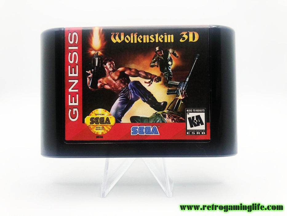 Wolfenstein 3D Sega Genesis Cart Classic FPS Game - for just $19.99! 