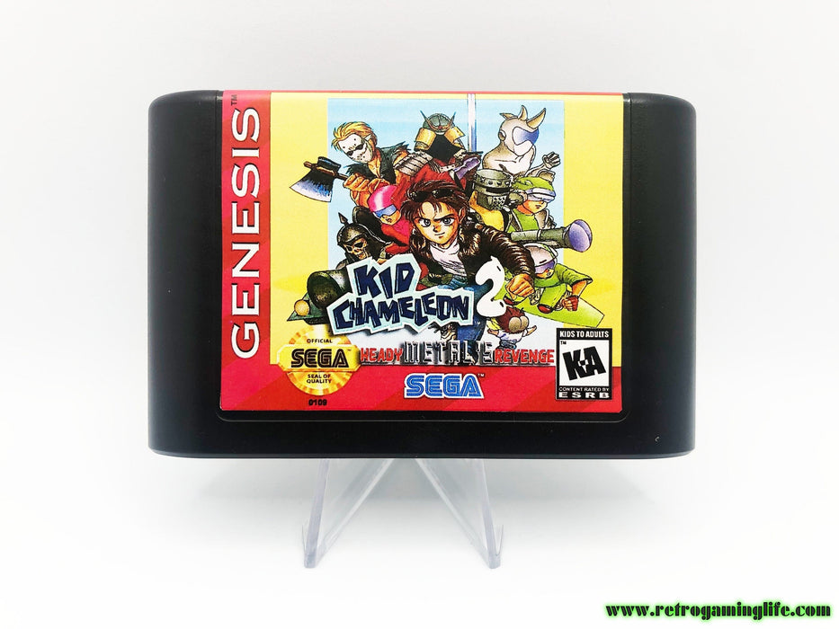 Kid Chameleon 2 Heady Metal&#39;s Revenge Sega Genesis Game Cart - for just $19.99! 