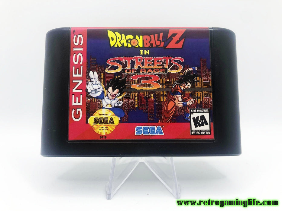 Dragon Ball Z in Streets of Rage 3 Sega Genesis Cart Game Beat 'em Up - for just $19.99! 