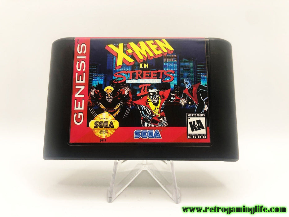 X-men in Streets of Rage 2 Sega Genesis Game Cart - for just $19.99! 