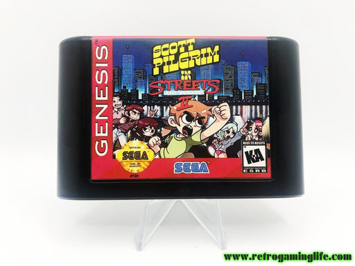 Scott Pilgrim in Streets of Rage 2 Sega Genesis Game Cart - for just $19.99! 