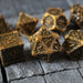 Dagger Metal Dice Set Gold DND Tabletop Gaming Dice - Premium Metal Dice - Just $7.99! Shop now at Retro Gaming of Denver