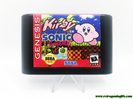 Kirby in Sonic the Hedgehog Sega Genesis Game - for just $19.99! 