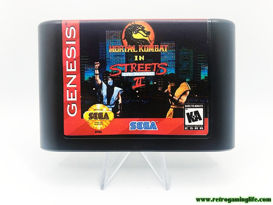 Mortal Kombat in Streets of Rage 2 Sega Genesis Game Cart - for just $19.99! 