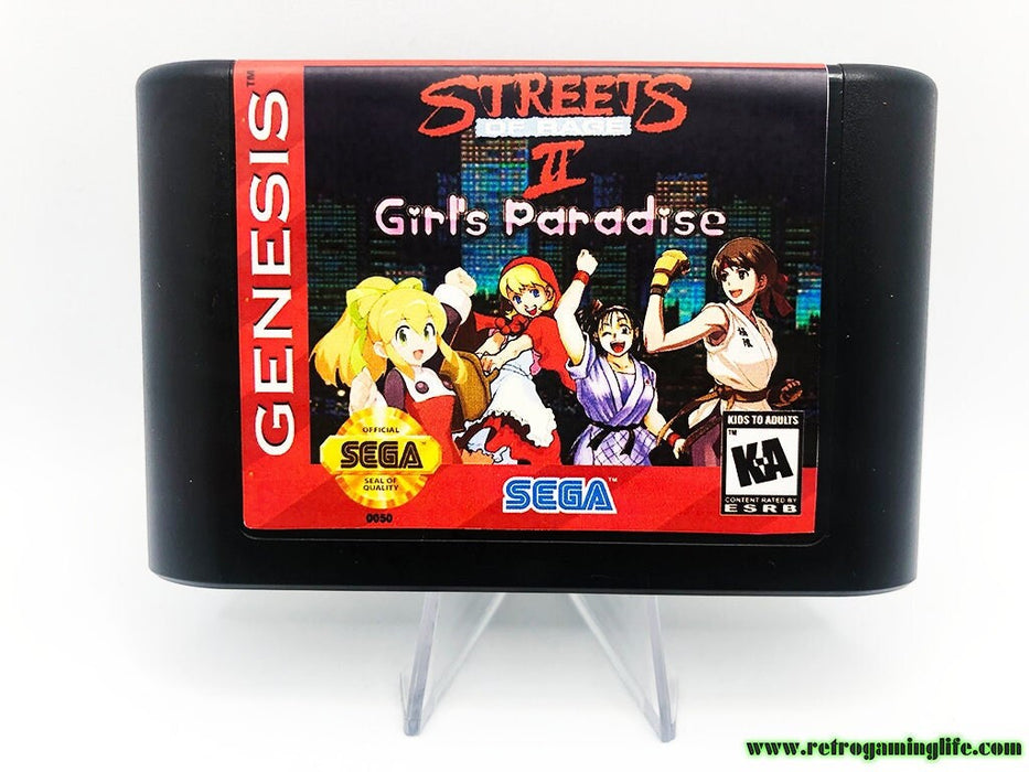Girl's Paradise in Streets of Rage 2 Sega Genesis Beat &#39;em Up Repro Game - for just $19.99! 