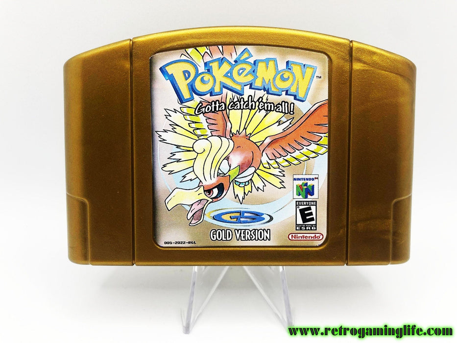 Pokemon Gold Version Nintendo 64 Game Cart - for just $39.99! 
