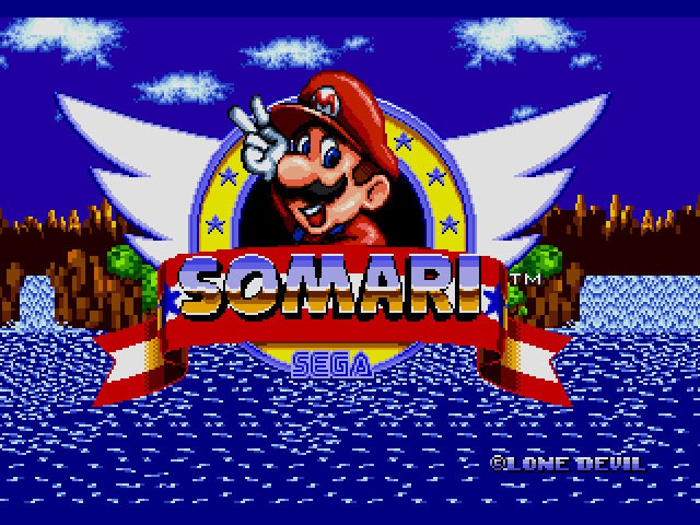Somari the Adventurer Mario in Sonic Sega Genesis Game Cart - for just $19.99! 