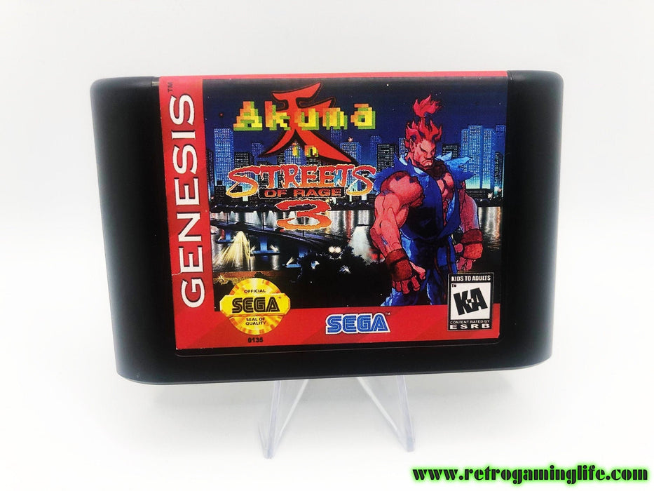 Akuma in Streets of Rage 3 Sega Genesis Game Cart - for just $19.99! 