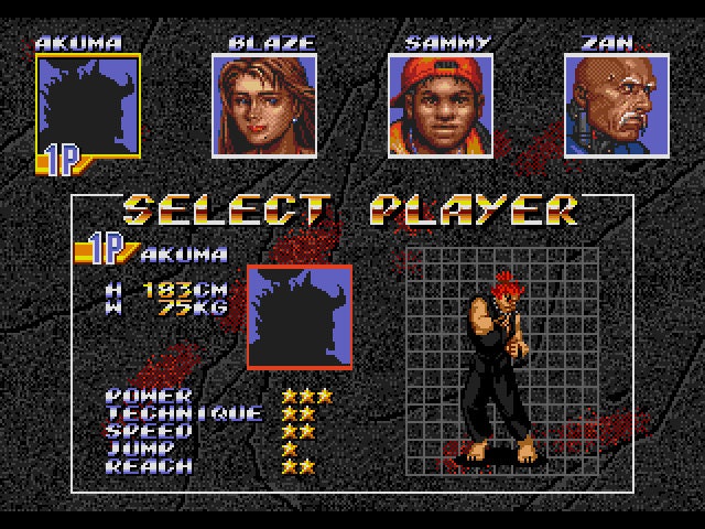 Akuma in Streets of Rage 3 Sega Genesis Game Cart - for just $19.99! 