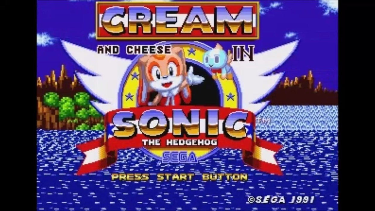 Cream and Cheese in Sonic 1 Sega Genesis Game Cart - for just $19.99! 