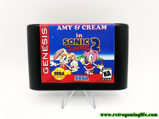 Amy and Cream in Sonic the Hedgehog 2 Sega Genesis Game Cart - for just $19.99! 