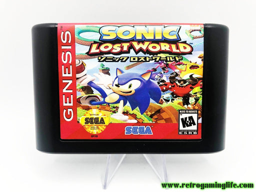 Sonic Lost World Sega Genesis Game Cart Repro - for just $19.99! 