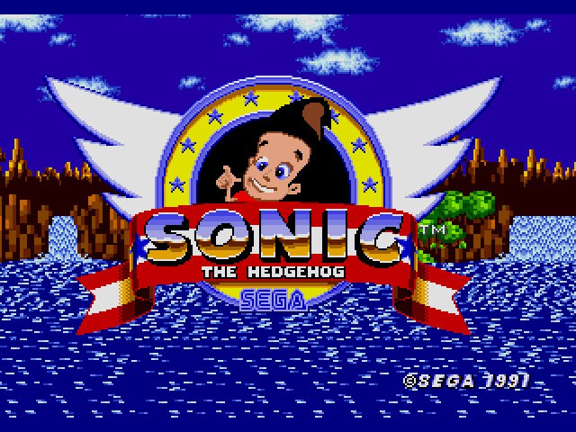 Jimmy Neutron in Sonic the Hedgehog Sega Genesis Game Cart Repro - for just $19.99! 