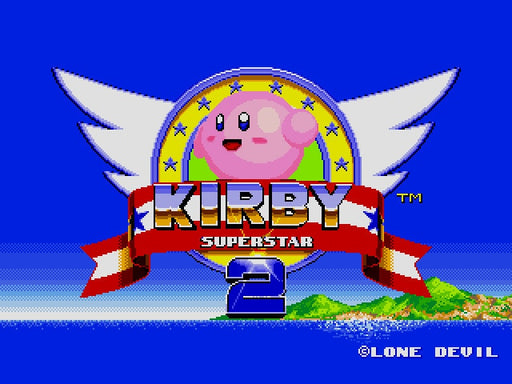 Kirby in Sonic the Hedgehog 2 Sega Genesis Game Cart Repro - for just $19.99! 