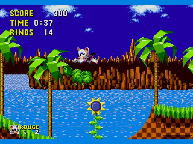 Rouge the Bat in Sonic the Hedgehog Sega Genesis Game Cart Repro - for just $19.99! 