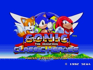 Sonic Classic Heroes Sega Genesis Repro Game Cart - for just $29.99! 