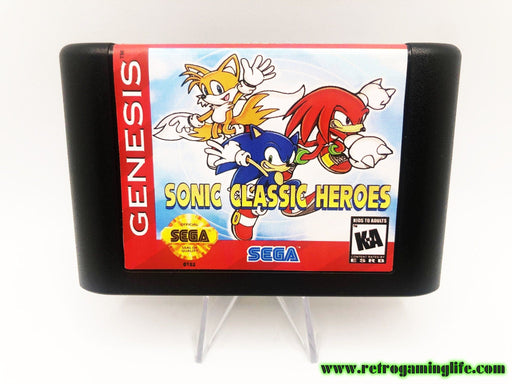 Sonic Classic Heroes Sega Genesis Repro Game Cart - for just $29.99! 