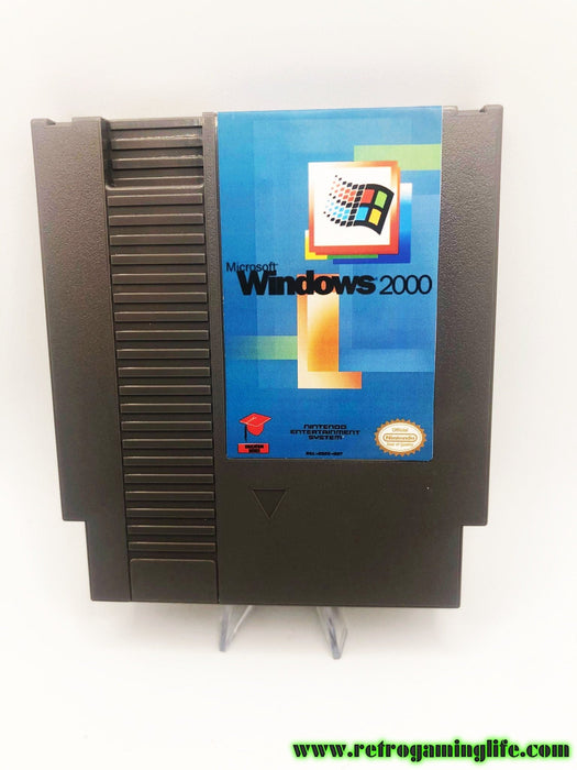Windows 2000 NES Nintendo Game Cart Repro - for just $49.99! 
