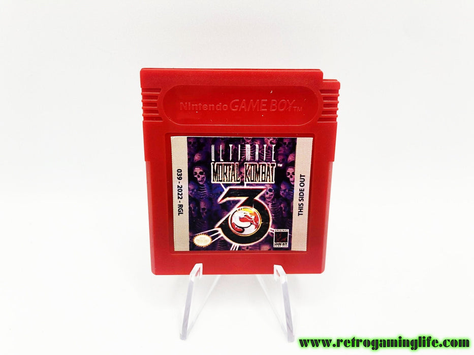 Ultimate Mortal Kombat 3 Gameboy Color Game Repro Cart - for just $24.99! 