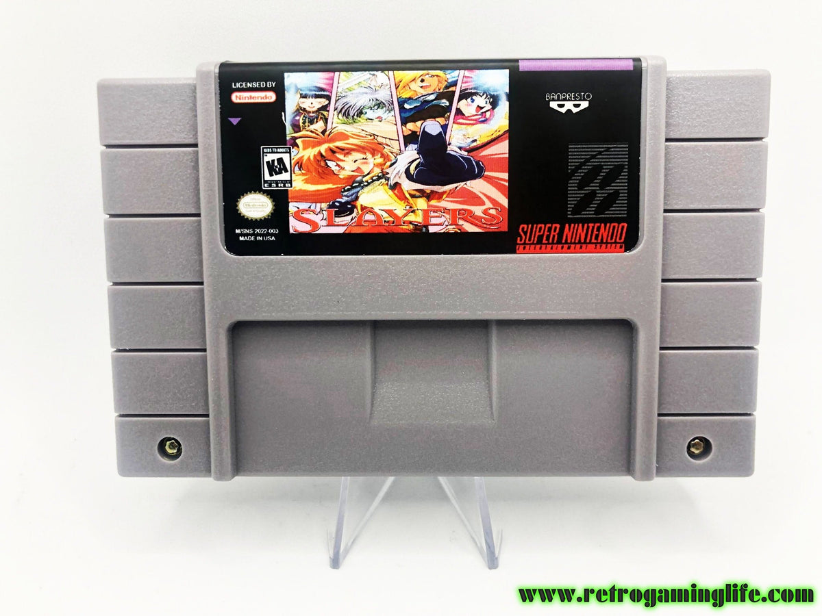 Slayers RPG SNES Anime Fully English Translated Game Cart | Shop Retro ...