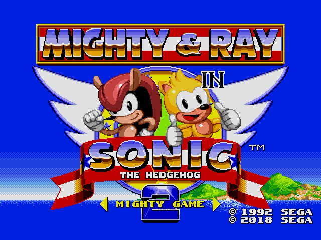 Mighty & Ray in Sonic the Hedgehog 2 Sega Genesis Game Cart Repro - for just $19.99! 