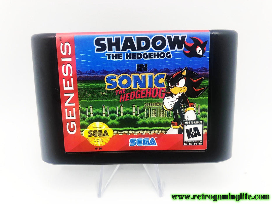 Shadow in Sonic the Hedgehog Genesis Game Cart Repro - for just $19.99! 