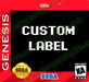 Custom Sega Genesis Label - for just $9.99! 