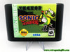Vector the Crocodile in Sonic the Hedgehog Sega Genesis Game Cart Repro - for just $19.99! 