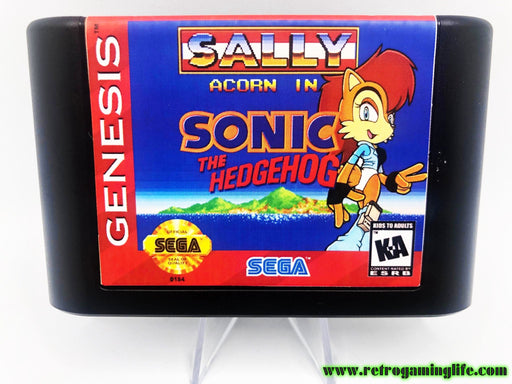 Sally Acorn in Sonic the Hedgehog Sega Genesis Game Repro Cart Game - for just $19.99! 