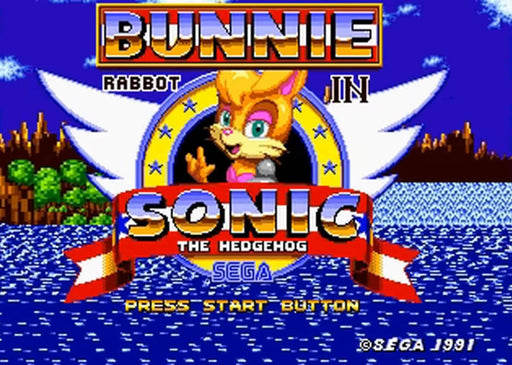 Bunnie Rabbot in Sonic the Hedgehog Sega Genesis Repro Game Cart - for just $19.99! 