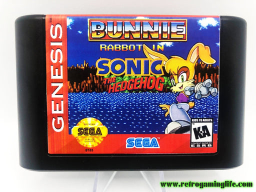 Bunnie Rabbot in Sonic the Hedgehog Sega Genesis Repro Game Cart - for just $19.99! 