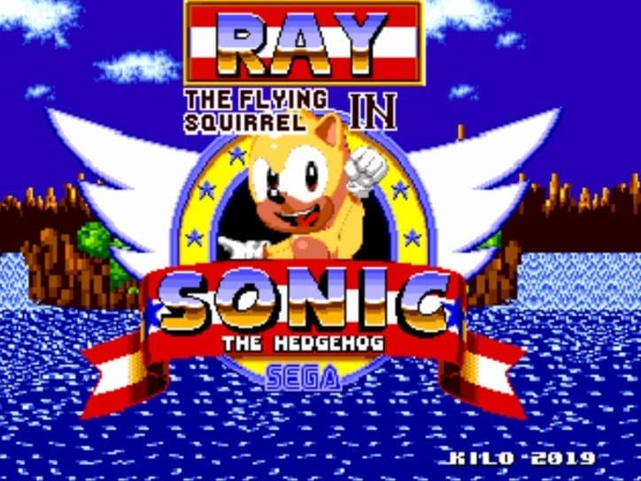 Ray the Flying Squirrel in Sonic the Hedgehog Sega Genesis Game Cart Repro - for just $19.99! 
